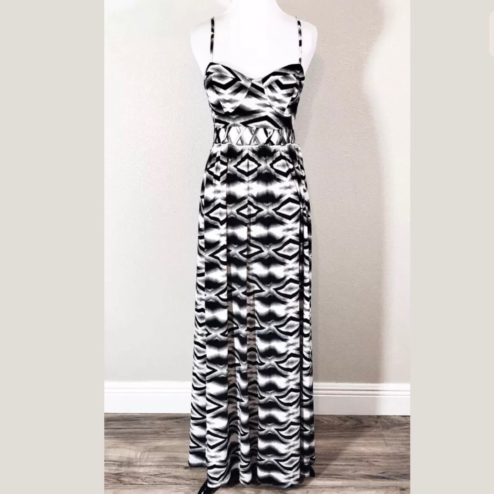 💐American Rag Maxi Dress Medium Boho Criss Cross
